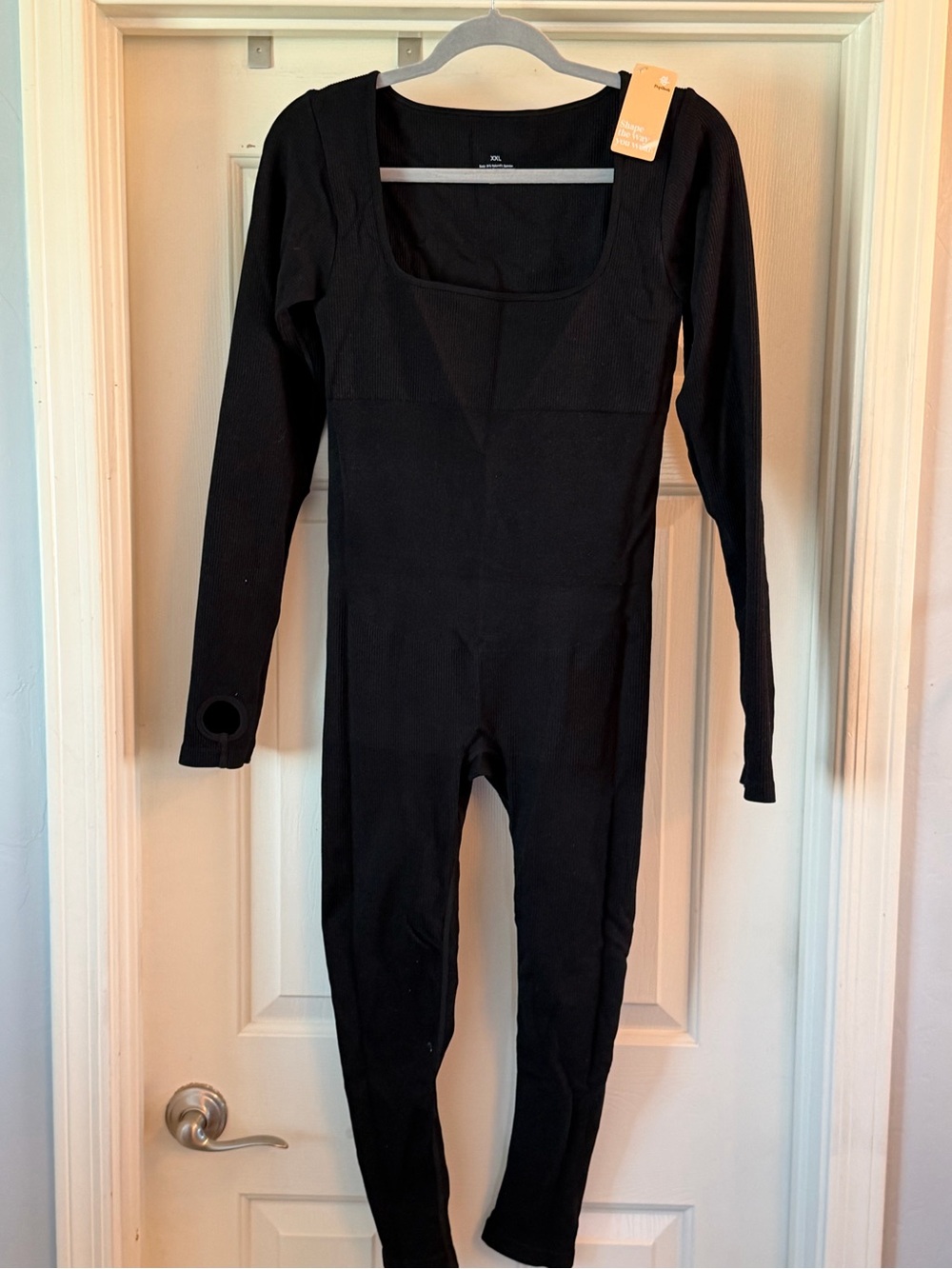 NWT Popilush Bodysuit for Women Long Sleeve Built-In Bra